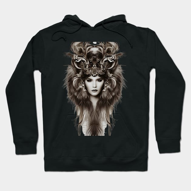 Fauna goddess of nature Hoodie by FineArtworld7